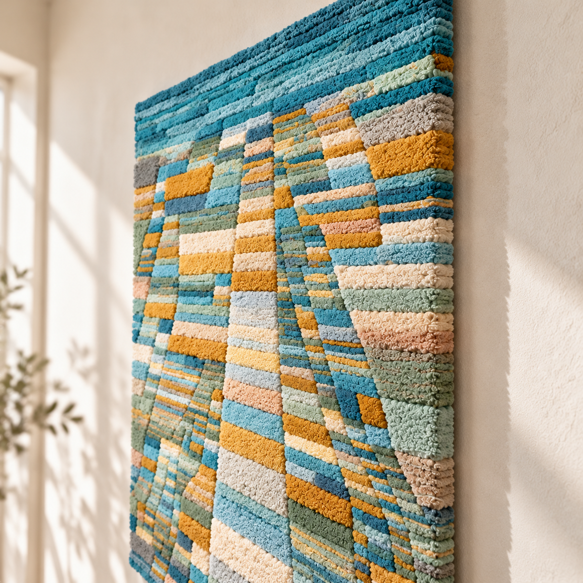 Highway and Byways by Paul Klee — angled relief view