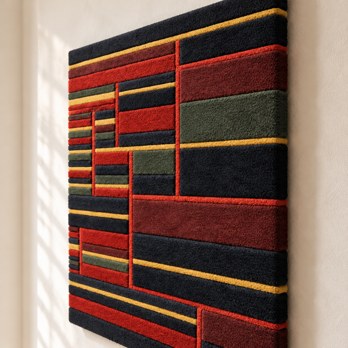 In the Current Six Thresholds by Paul Klee — angled relief view
