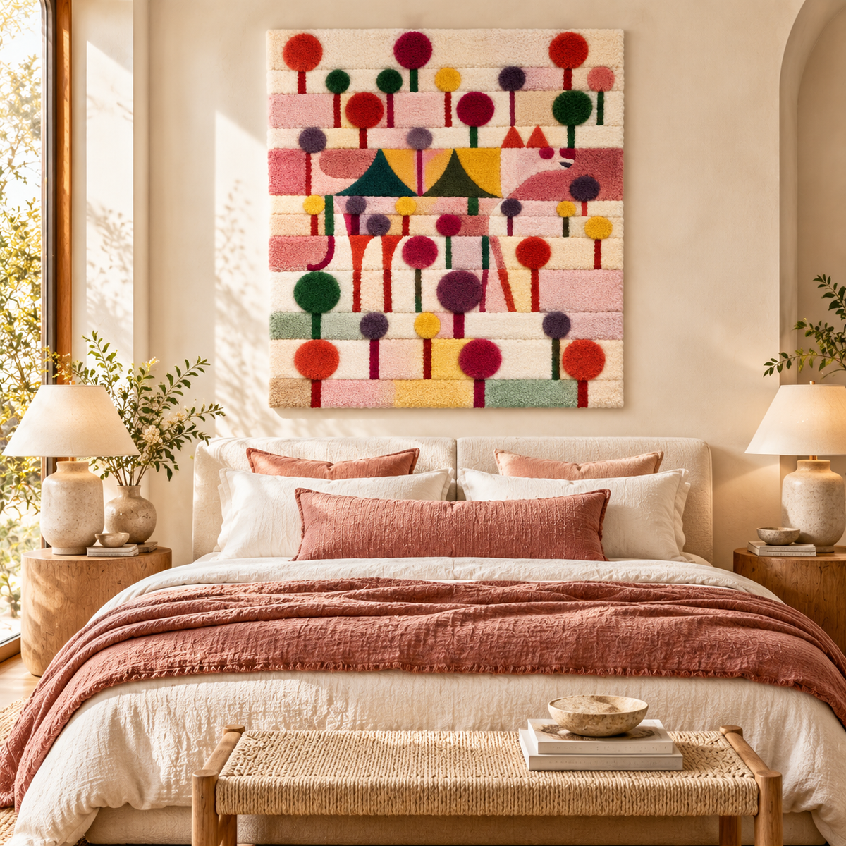 Kamel (in rhythm. Baumlandschaft) by Paul Klee — room setting