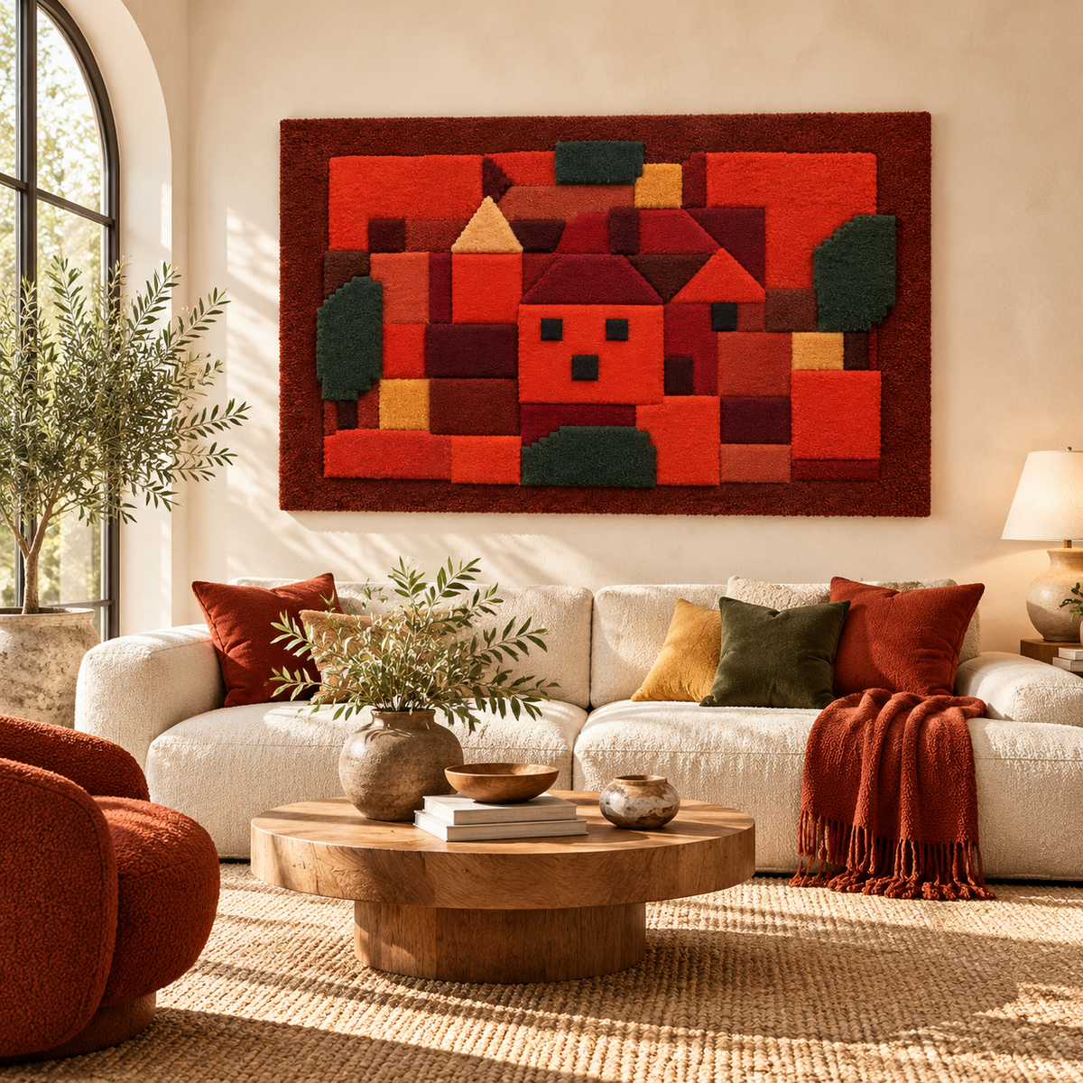 Landscape with Sunset by Paul Klee — front-facing room scene [room-front]