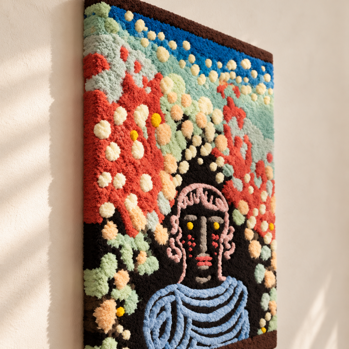 Likeness in the Bower by Paul Klee — angled relief view