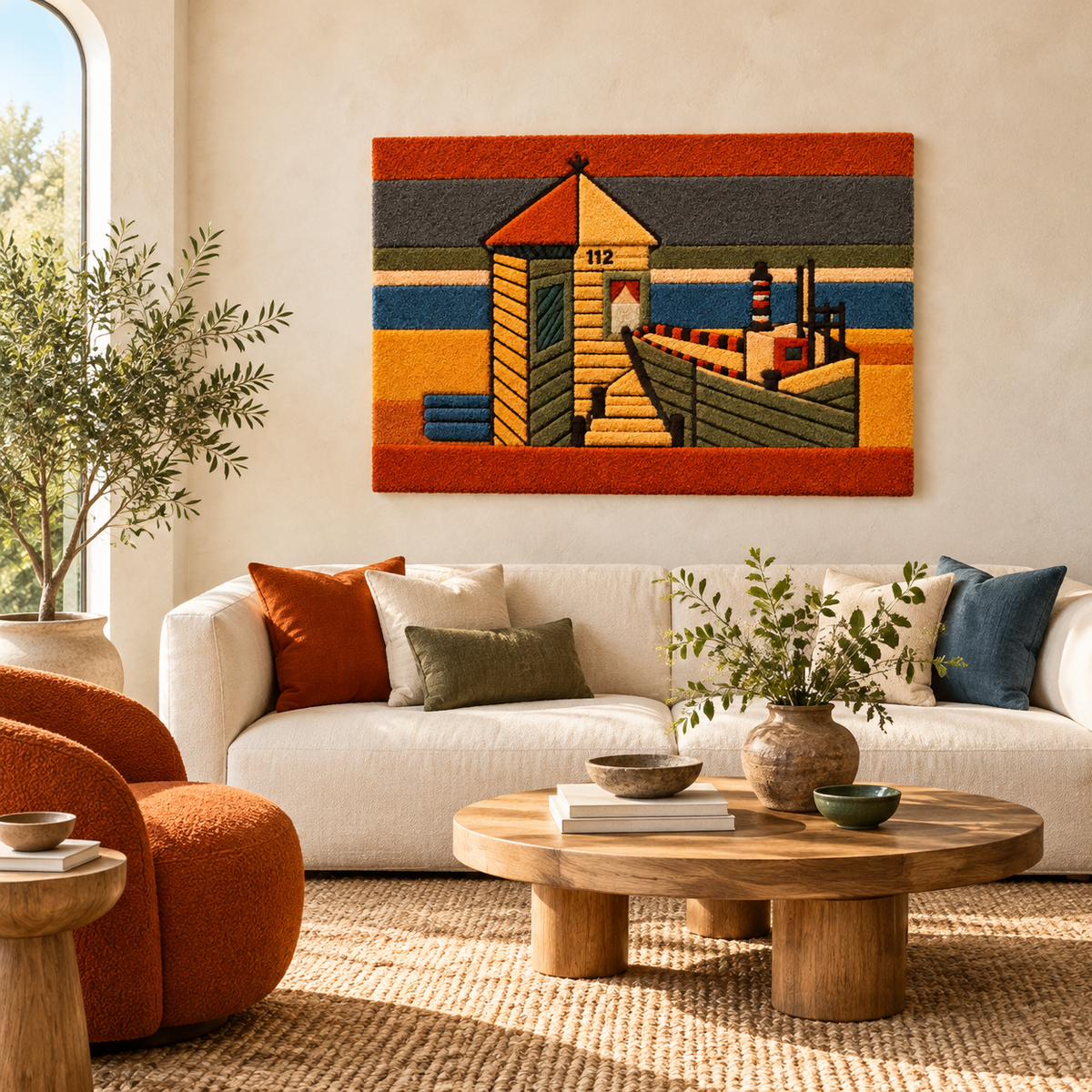 Miraculous Landing by Paul Klee — front-facing room scene [room-front]