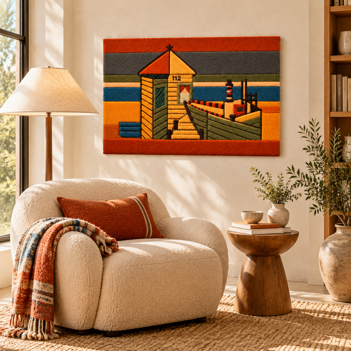 Miraculous Landing by Paul Klee — room setting