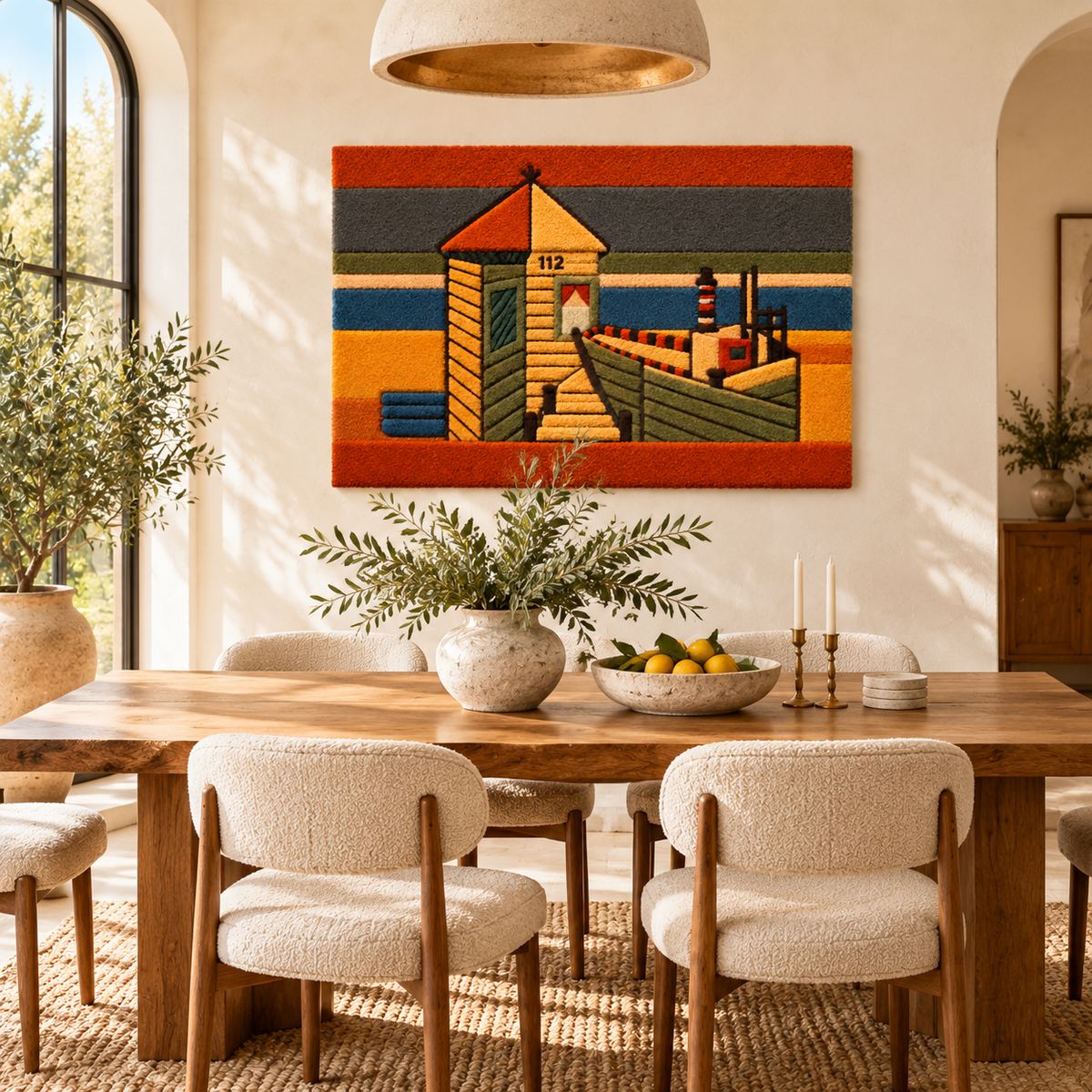 Miraculous Landing by Paul Klee — room setting