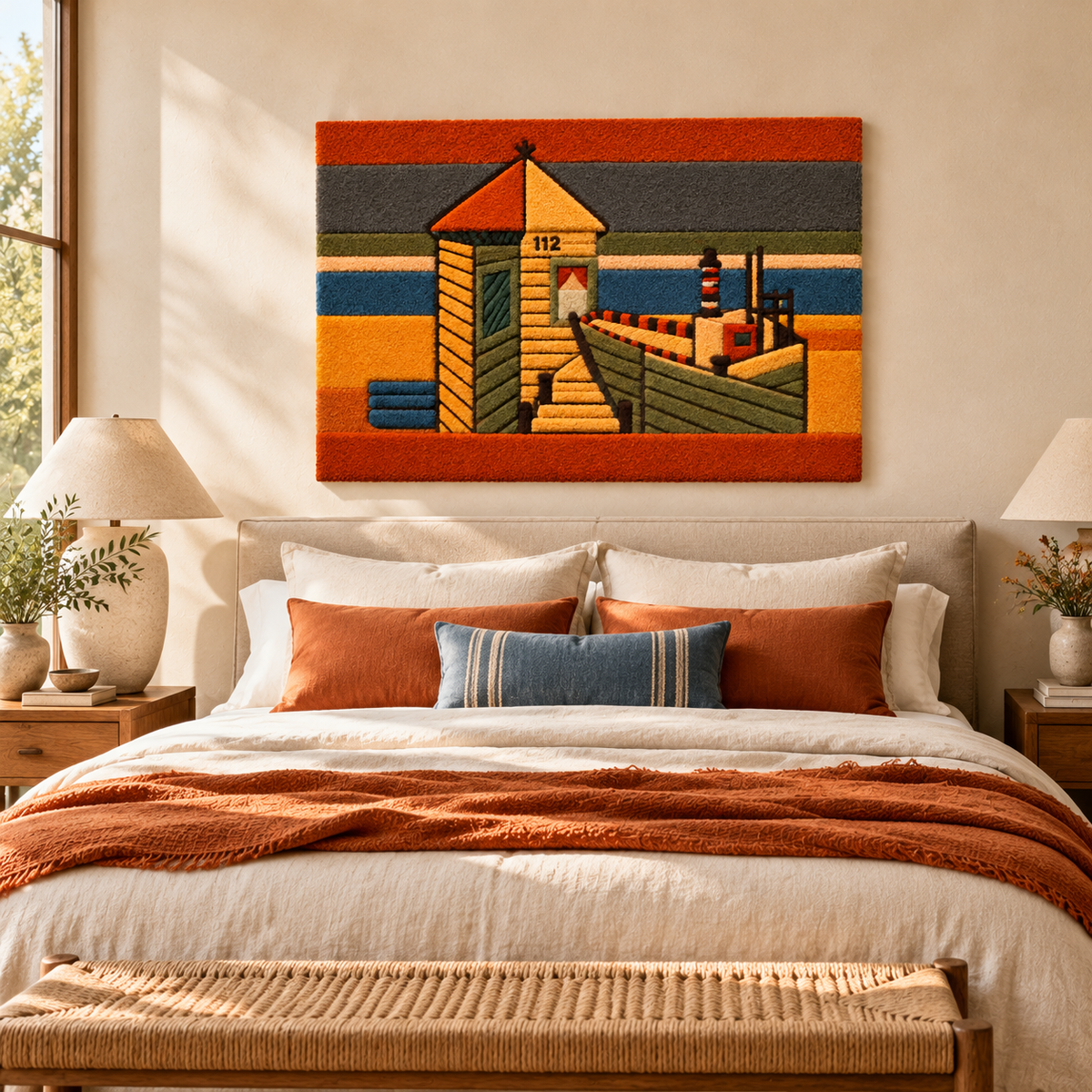 Miraculous Landing by Paul Klee — room setting