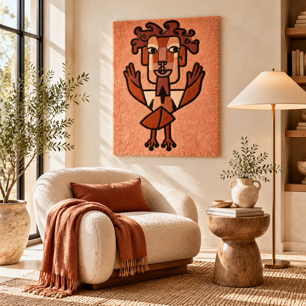 New Angel by Paul Klee — room setting