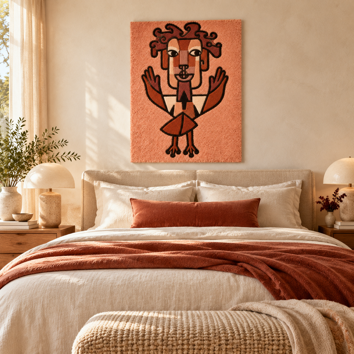 New Angel by Paul Klee — room setting