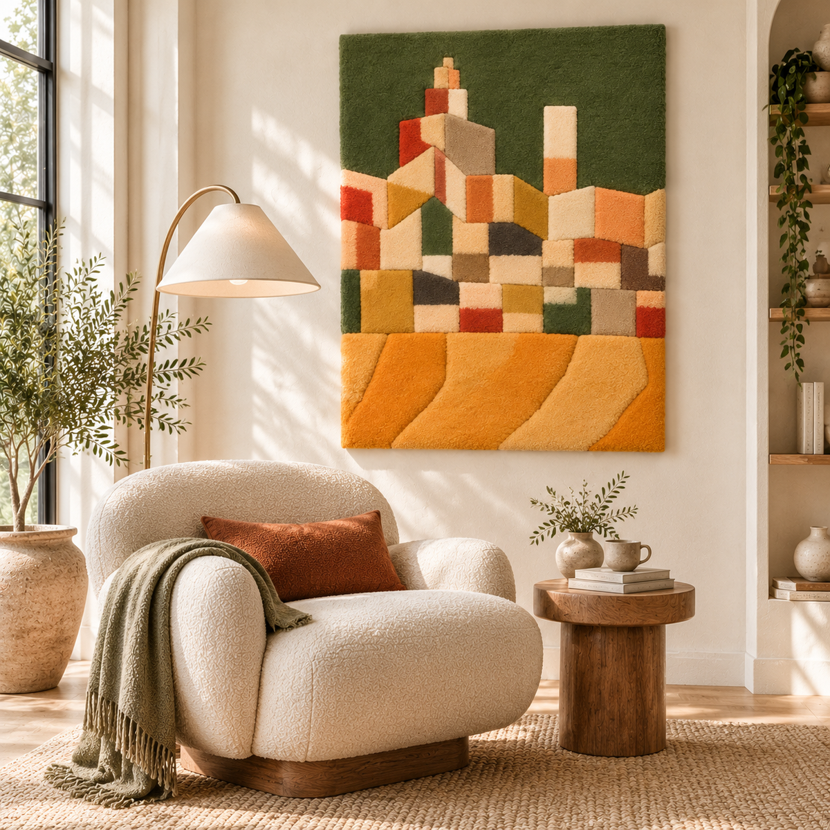 Oriental Architecture by Paul Klee — room setting