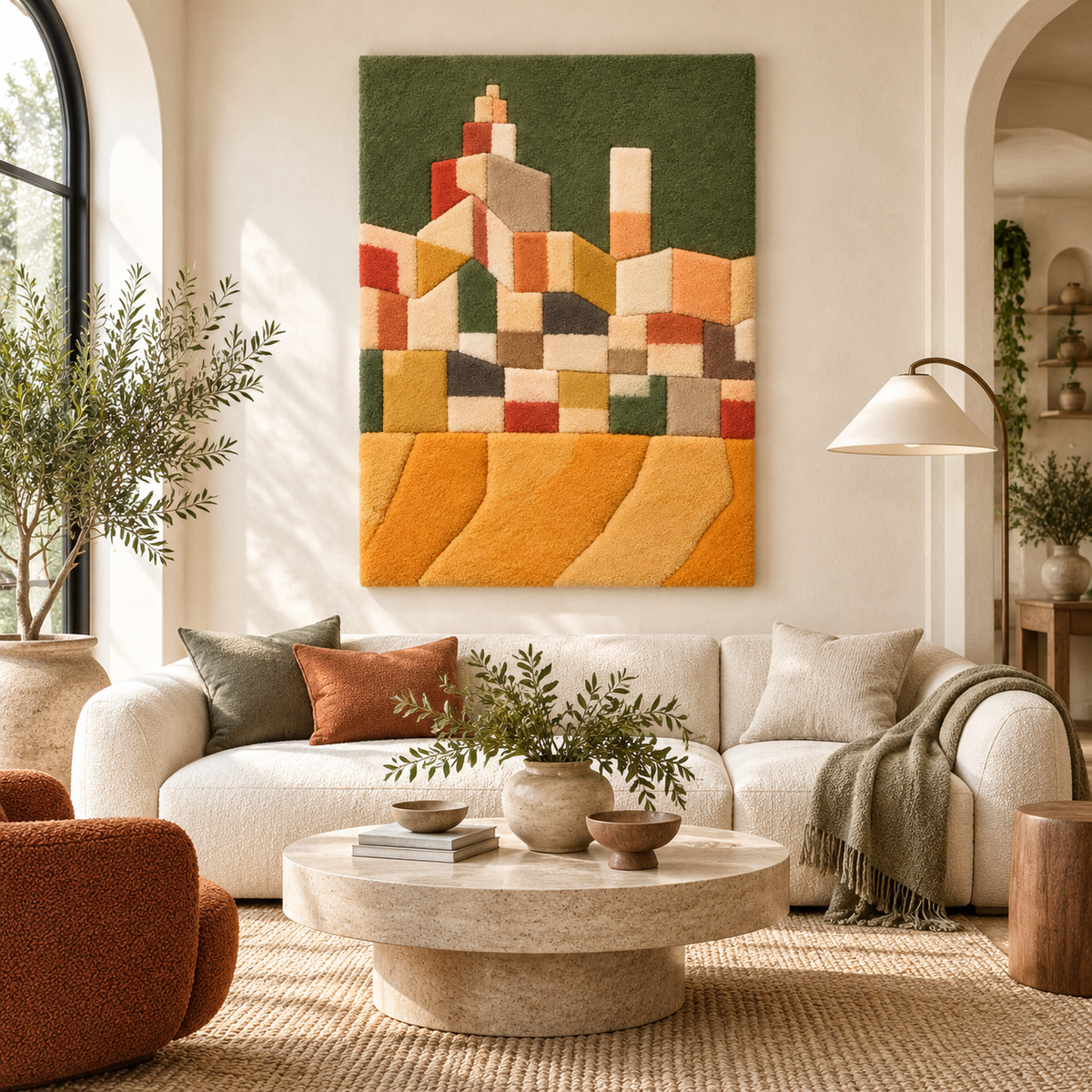 Oriental Architecture by Paul Klee — room setting