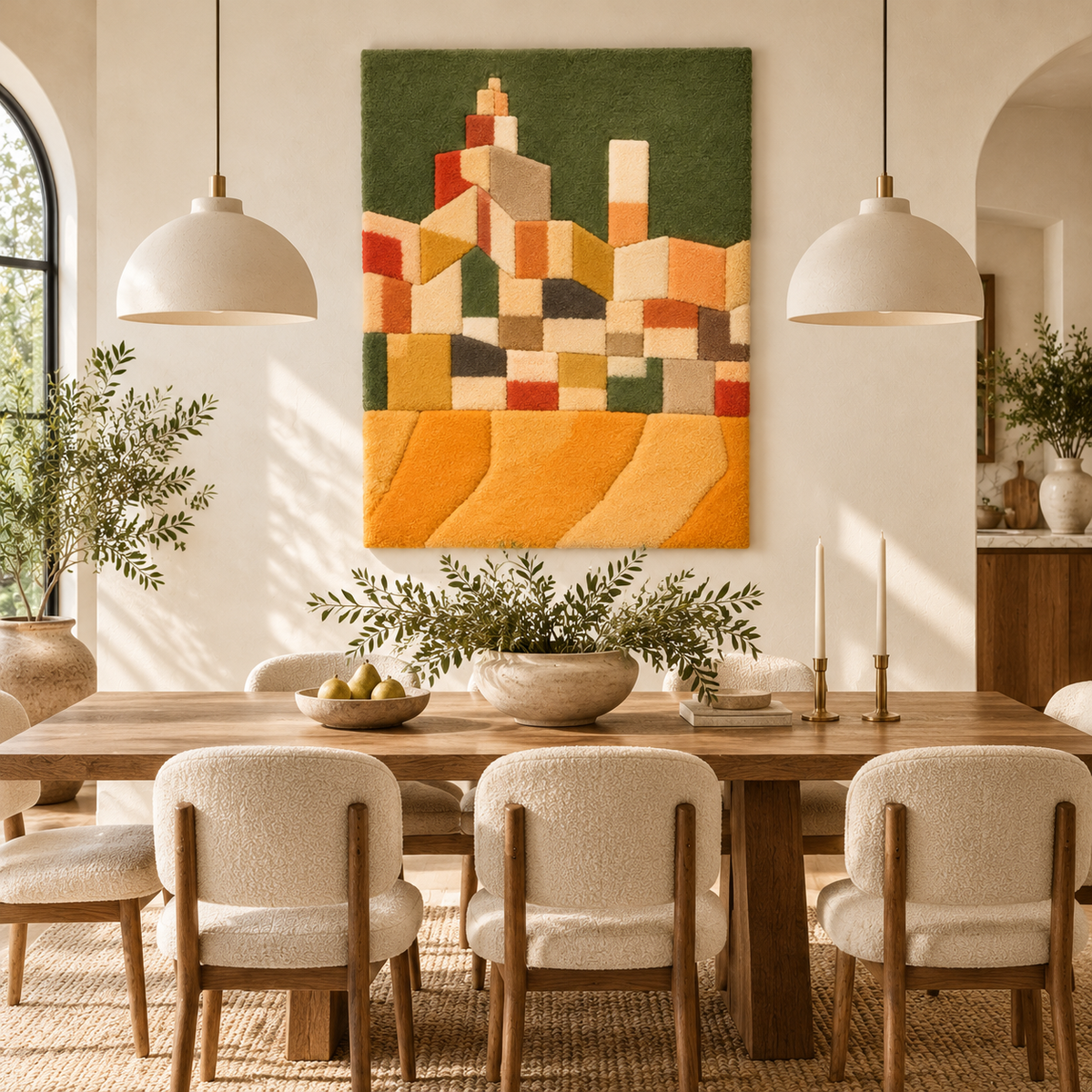 Oriental Architecture by Paul Klee — room setting