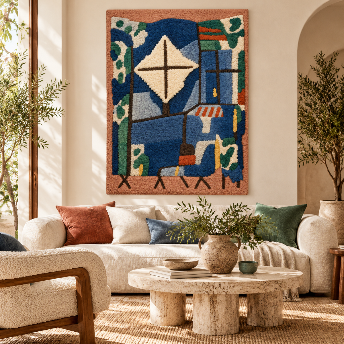 Ravaged Land by Paul Klee — room setting