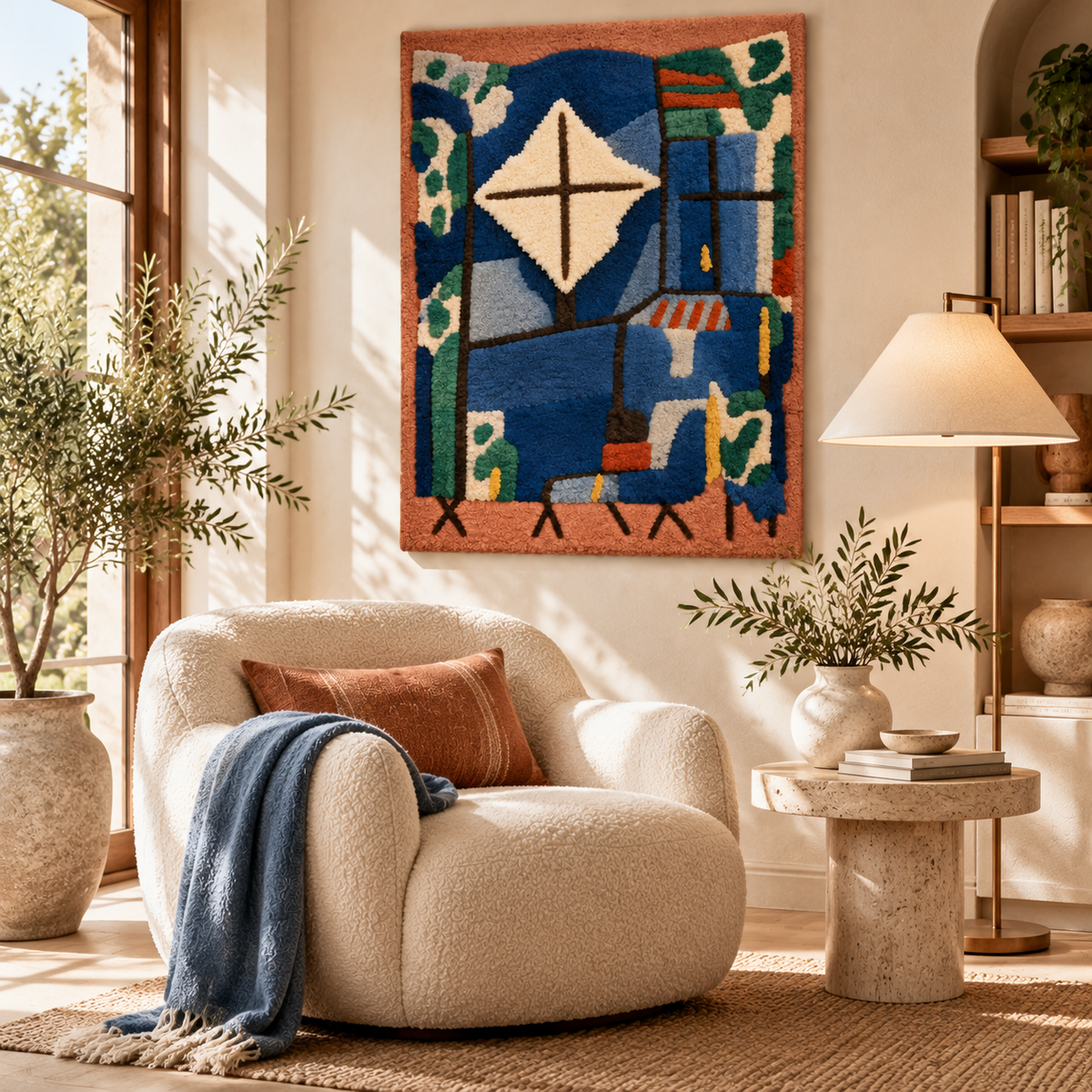 Ravaged Land by Paul Klee — room setting