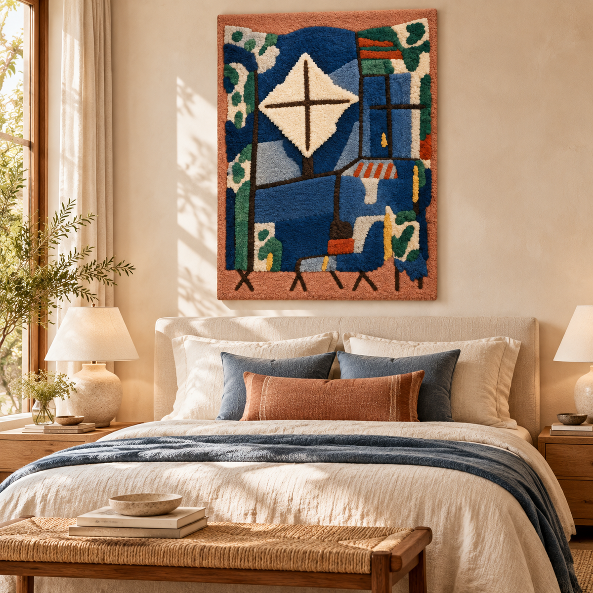 Ravaged Land by Paul Klee — room setting
