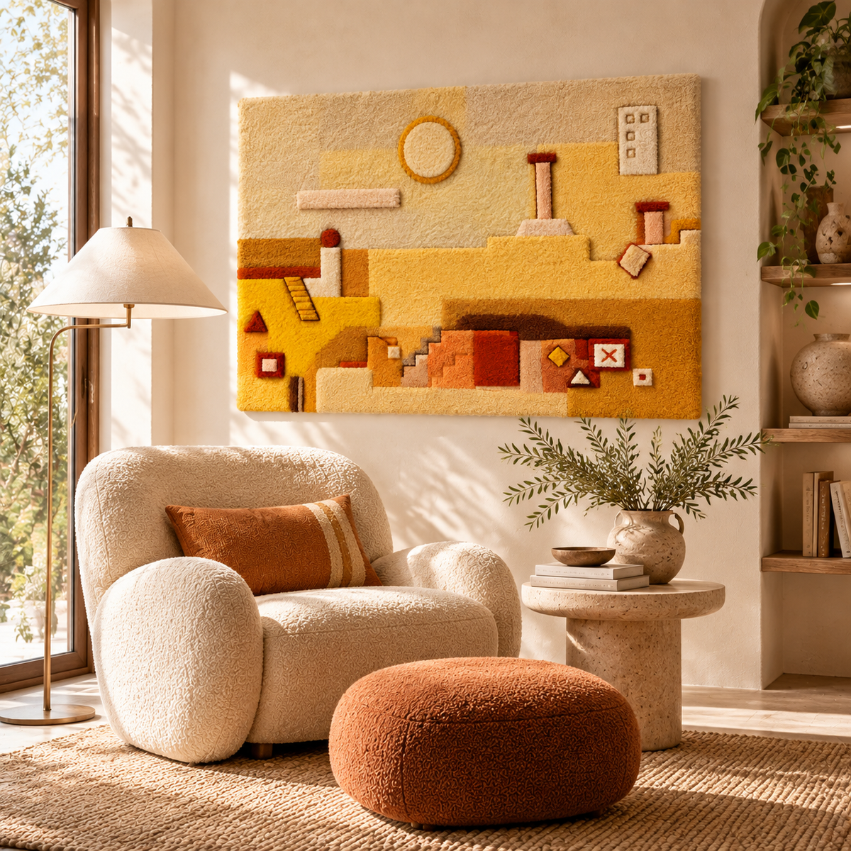 Reconstructing by Paul Klee — room setting