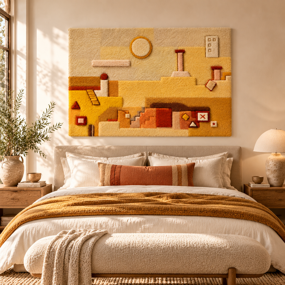 Reconstructing by Paul Klee — room setting