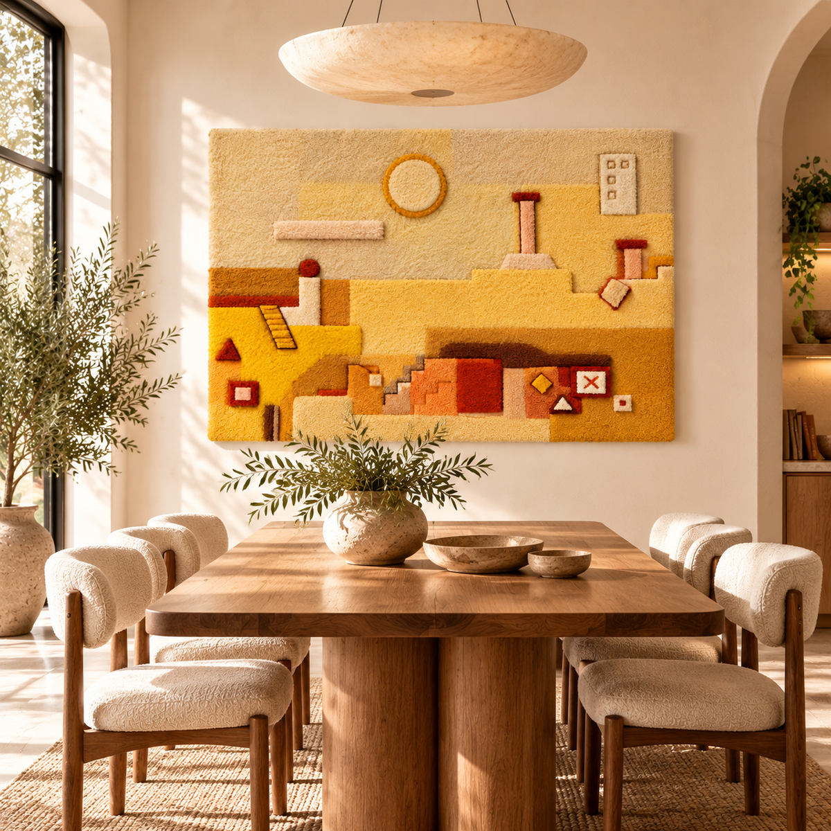 Reconstructing by Paul Klee — room setting