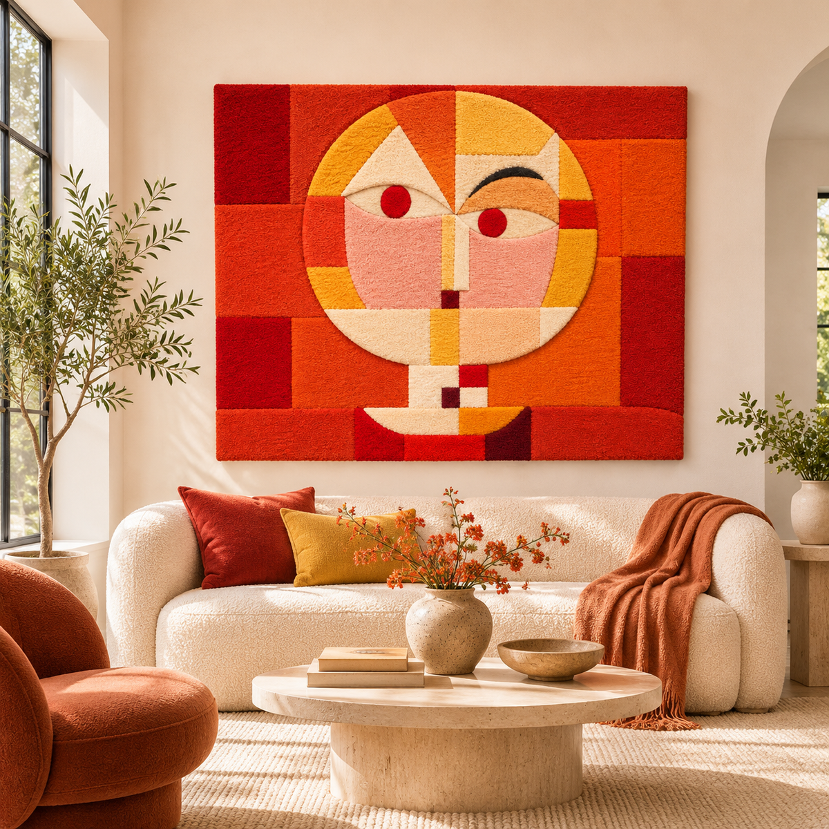 Senecio by Paul Klee — room setting