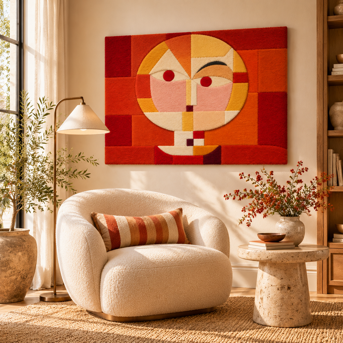Senecio by Paul Klee — room setting