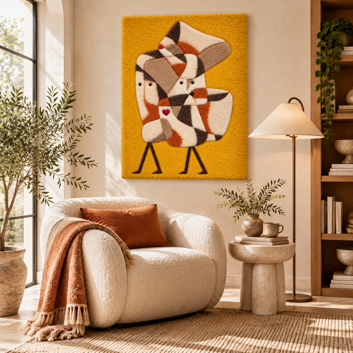 Siblings by Paul Klee — room setting