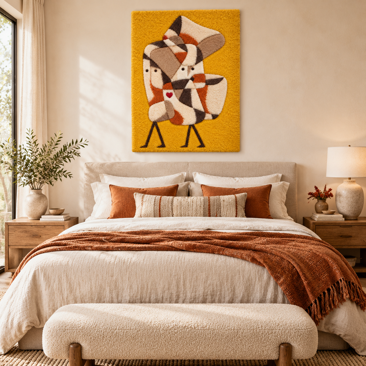 Siblings by Paul Klee — room setting