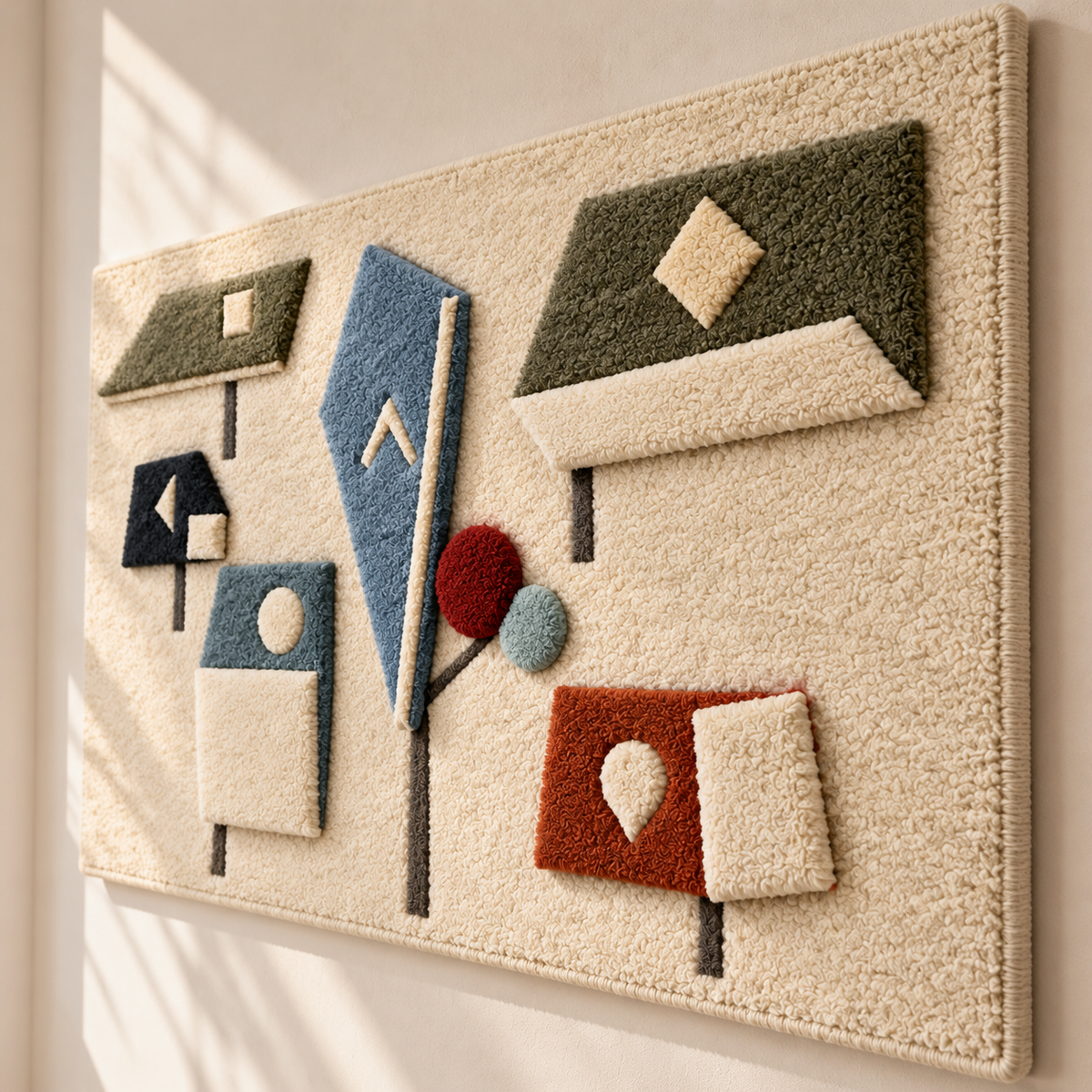 Six Species by Paul Klee — angled relief view
