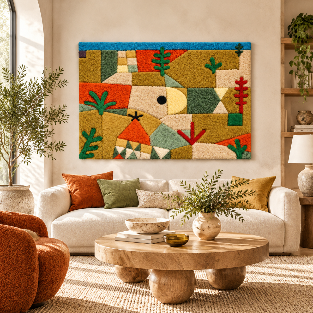 Southern Gardens (1921) by Paul Klee — room setting