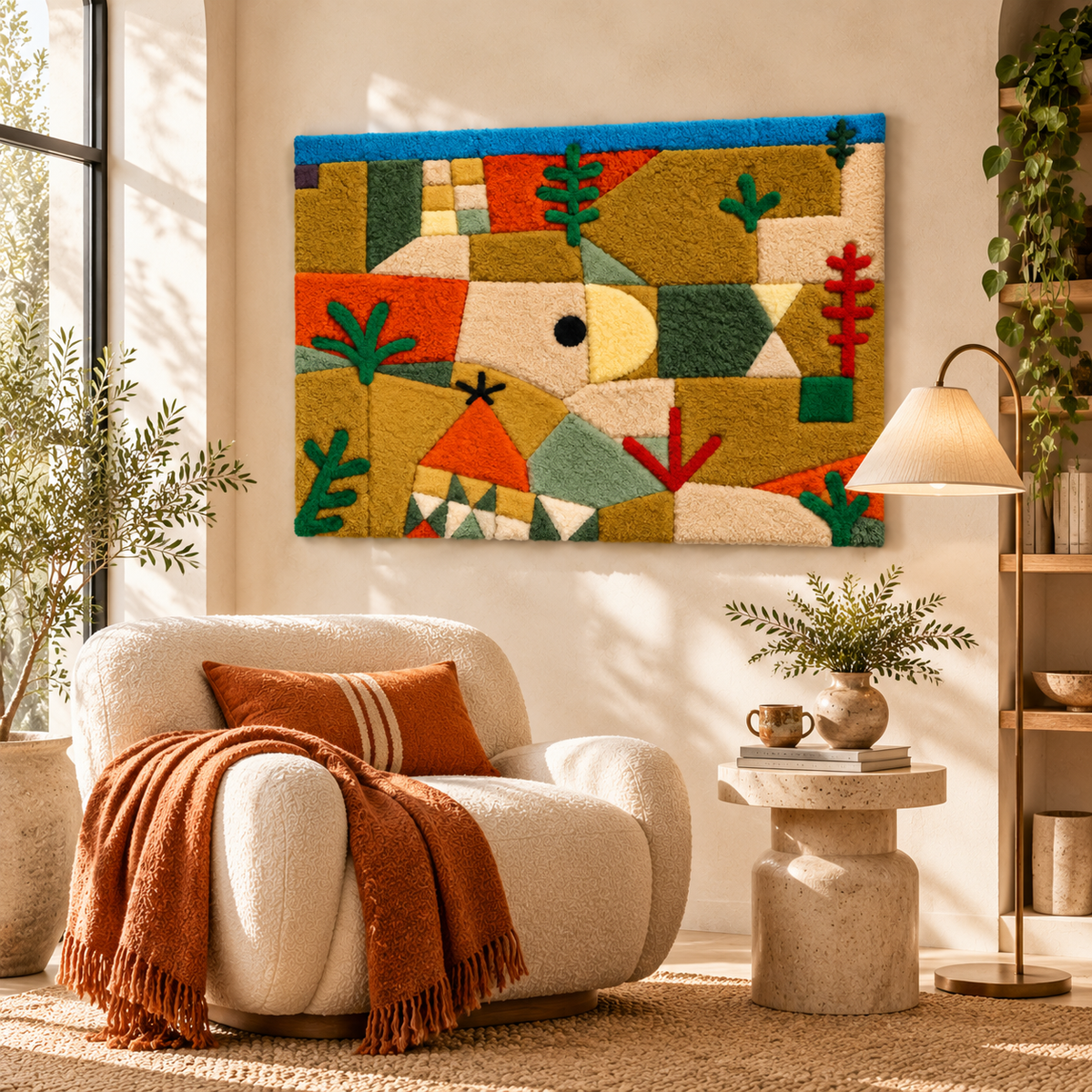 Southern Gardens (1921) by Paul Klee — room setting