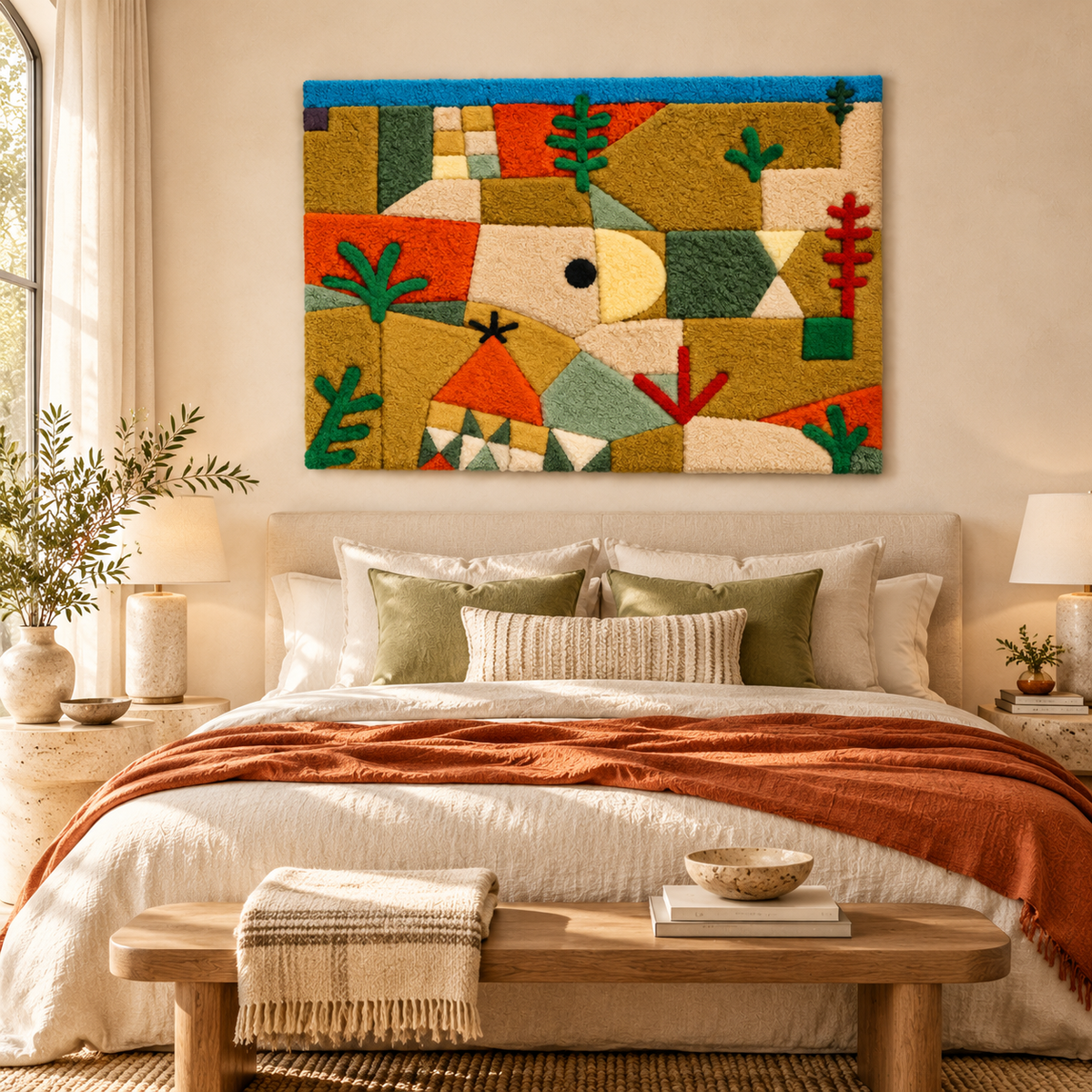 Southern Gardens (1921) by Paul Klee — room setting