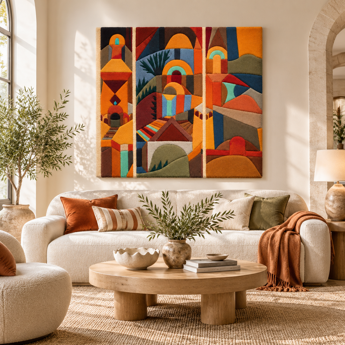 Temple Gardens by Paul Klee — room setting