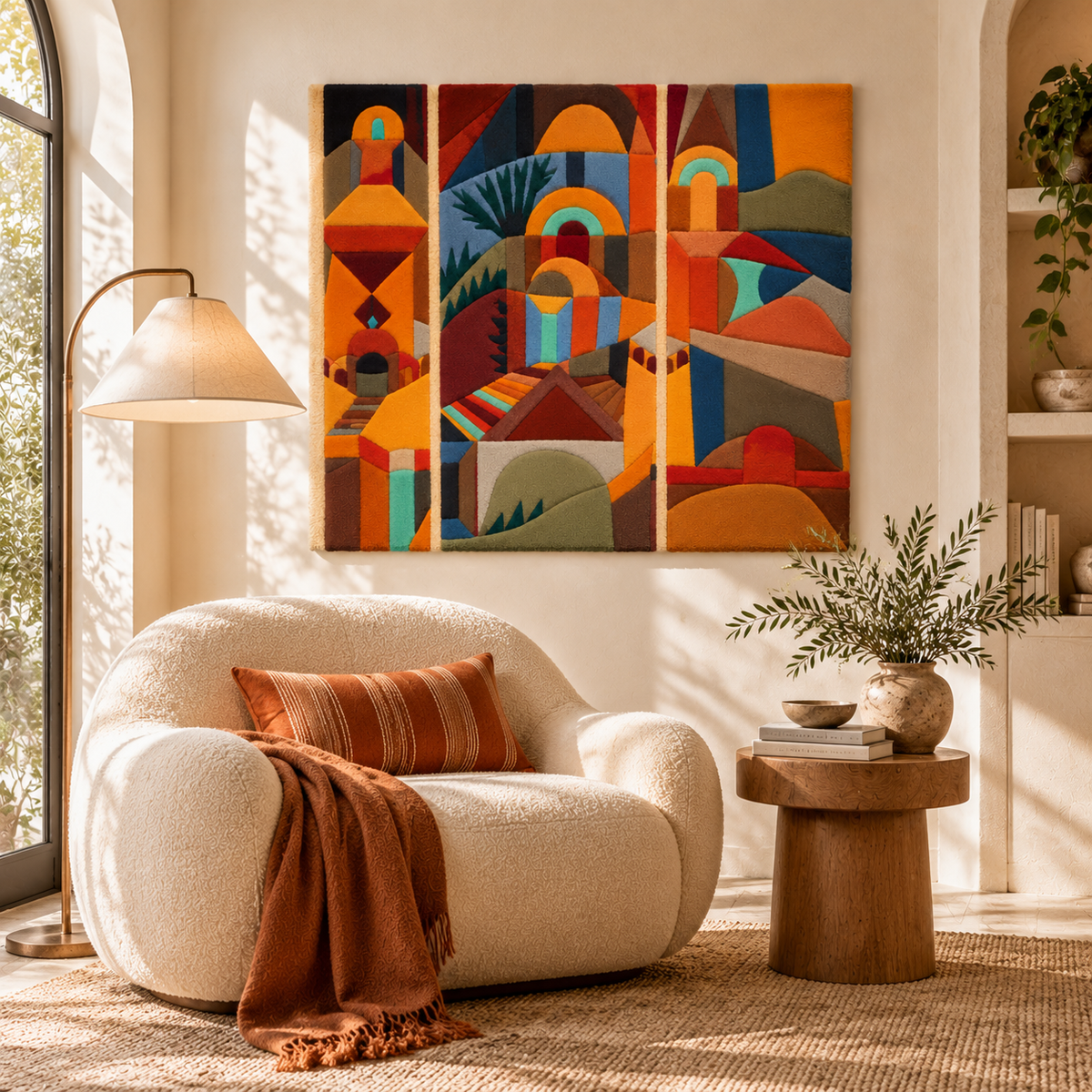 Temple Gardens by Paul Klee — room setting