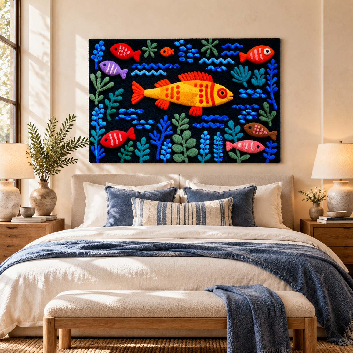 The Goldfish by Paul Klee — room setting