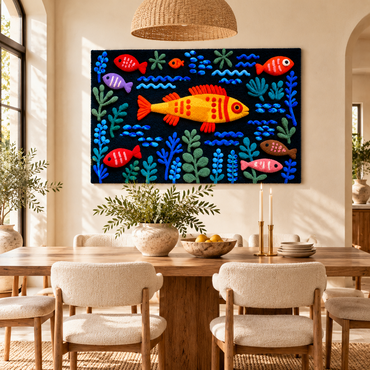 The Goldfish by Paul Klee — room setting
