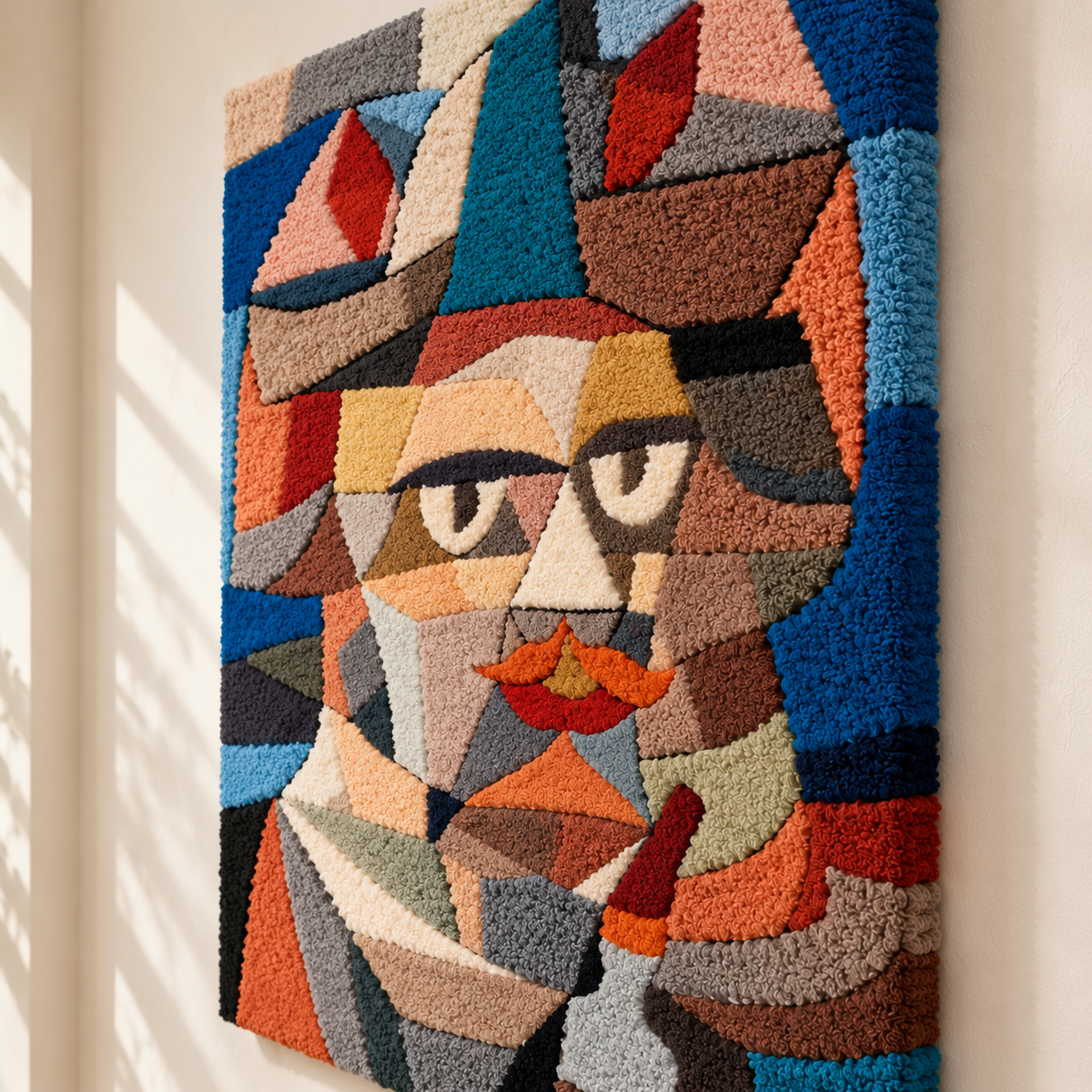 The Last of the Mercenaries by Paul Klee — angled relief view