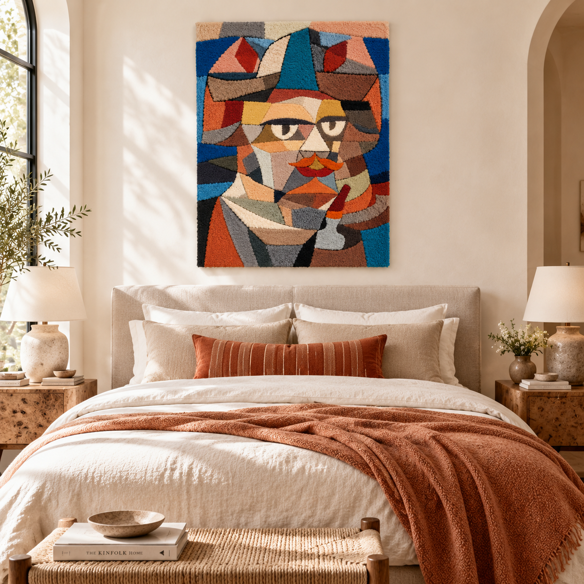 The Last of the Mercenaries by Paul Klee — room setting