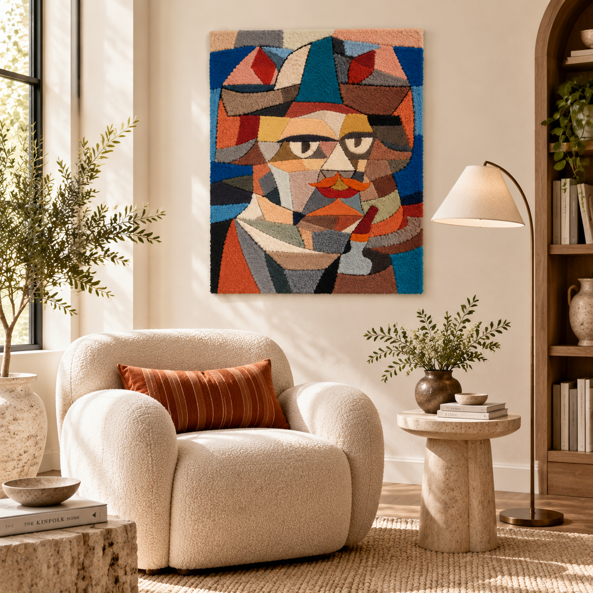 The Last of the Mercenaries by Paul Klee — room setting