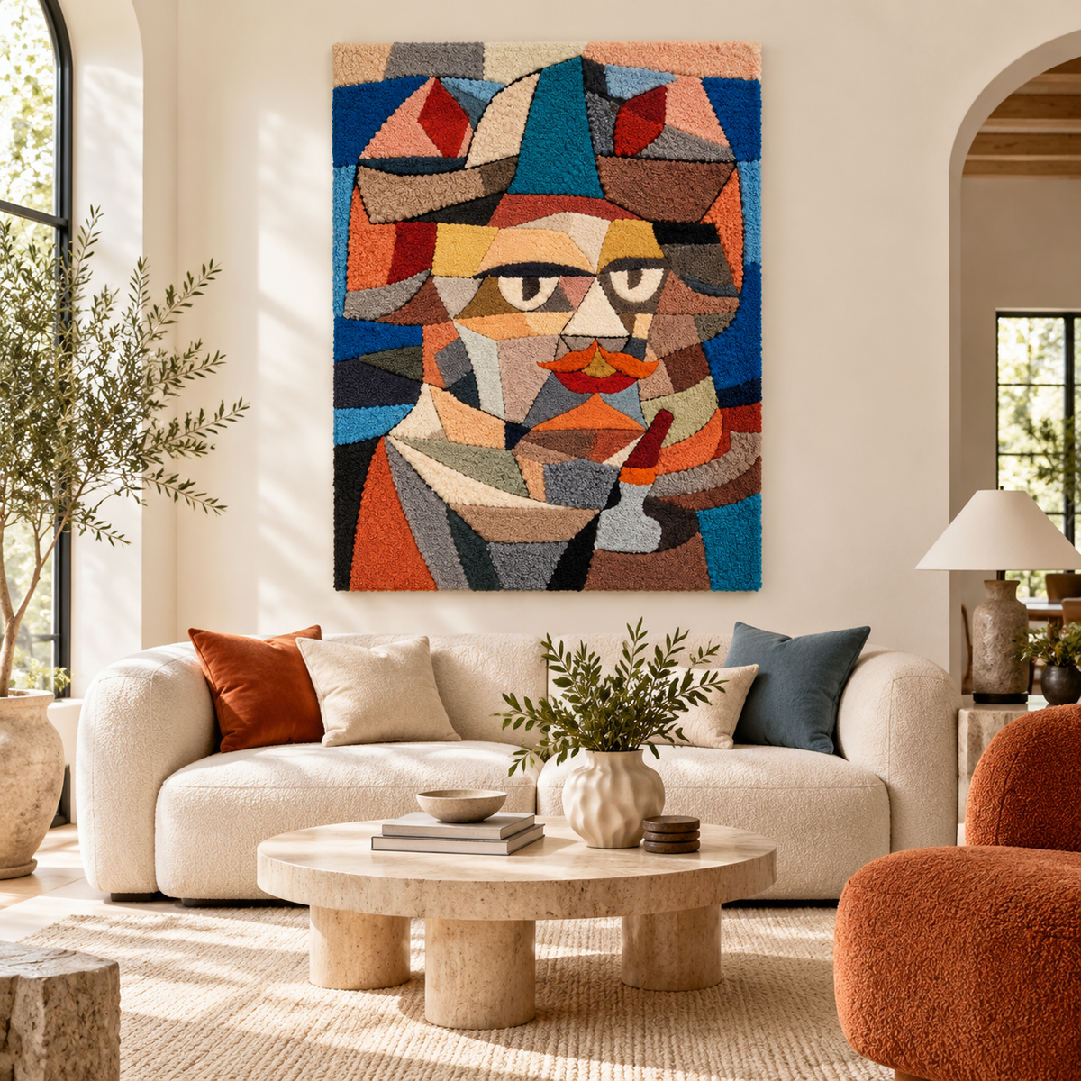 The Last of the Mercenaries by Paul Klee — room setting