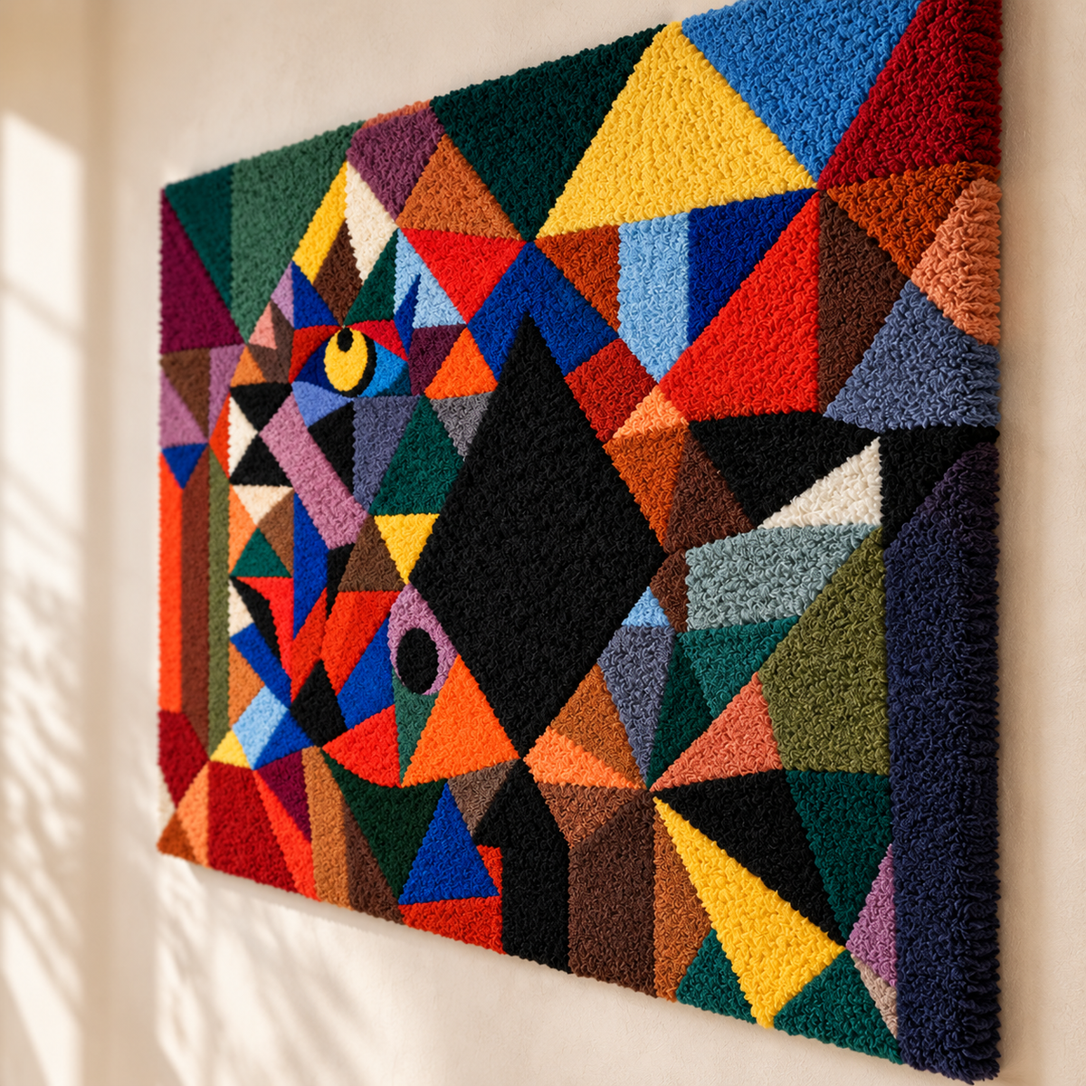 The Light and So Much Else by Paul Klee — angled relief view
