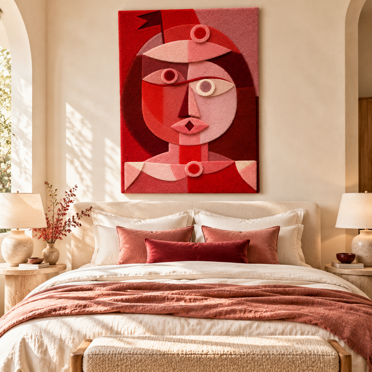 The Mask with the Little Flag by Paul Klee — room setting