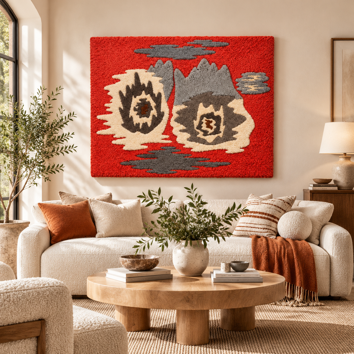 The Place of the Twins by Paul Klee — room setting
