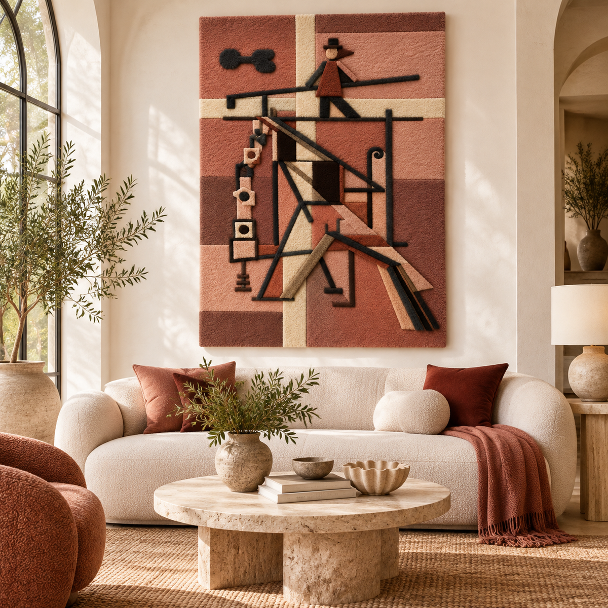 Tightrope Walker by Paul Klee — room setting