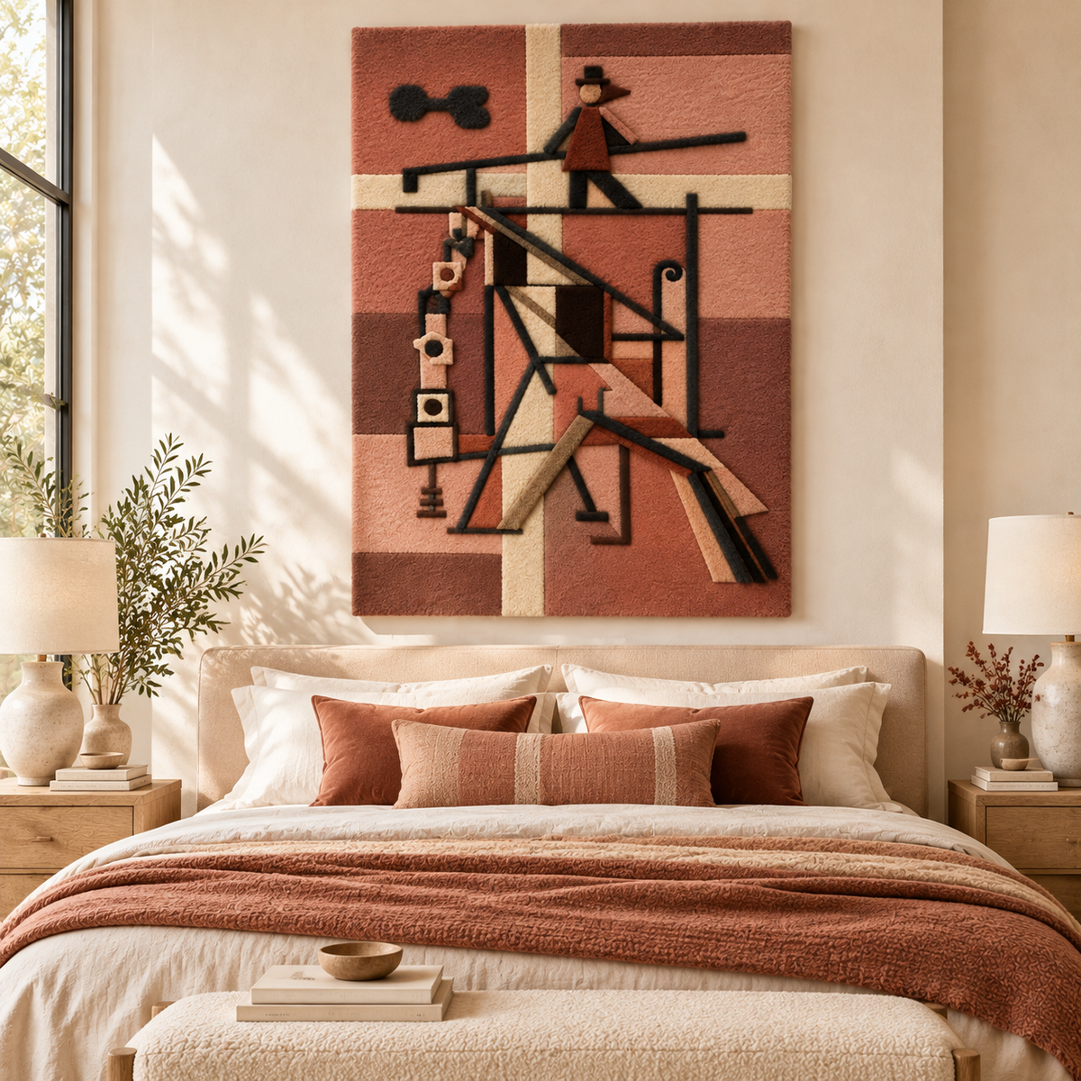 Tightrope Walker by Paul Klee — room setting
