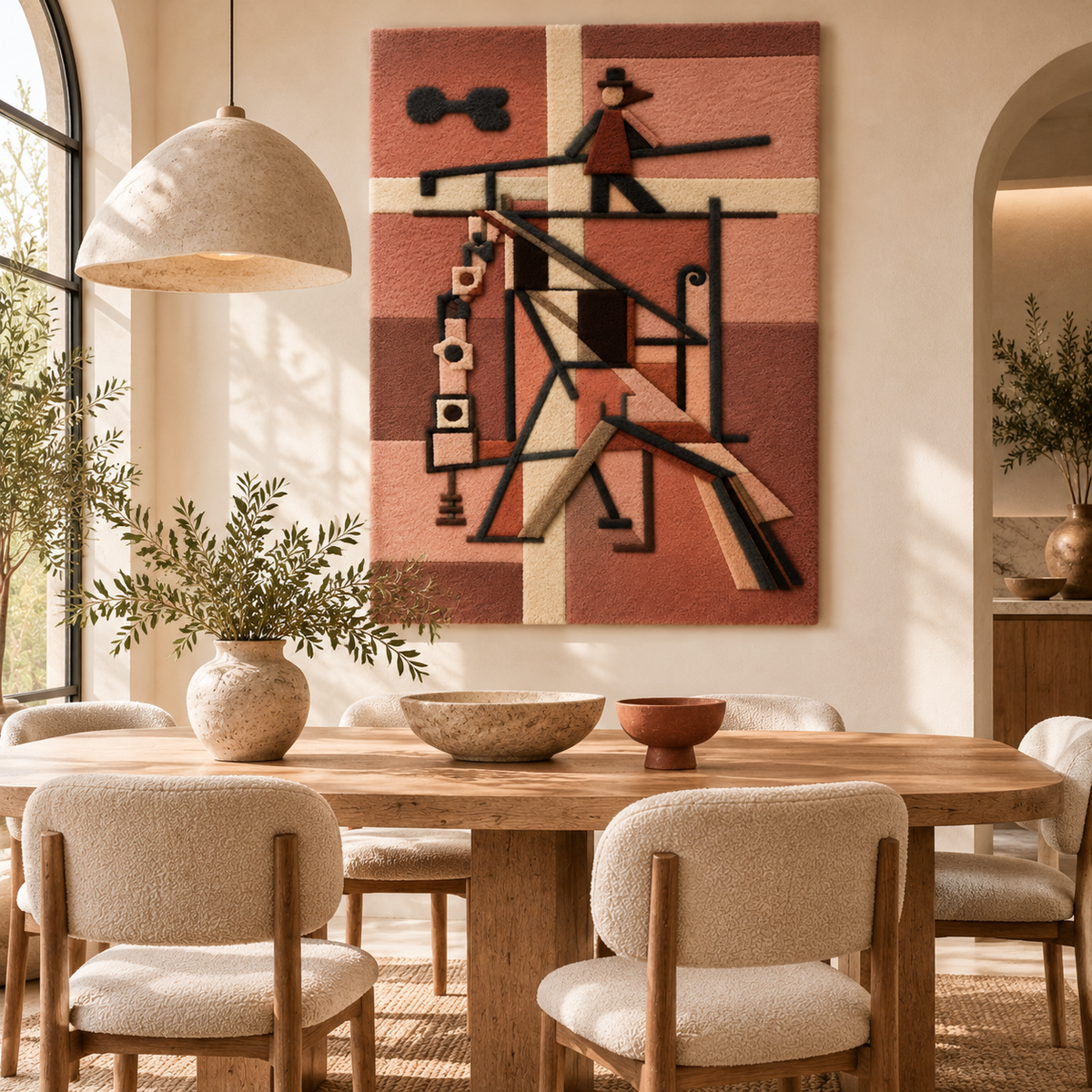 Tightrope Walker by Paul Klee — room setting