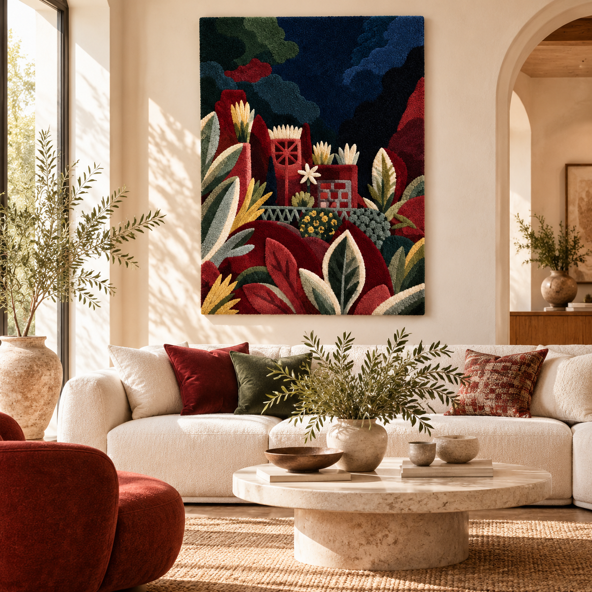 Tropical Twilight by Paul Klee — room setting