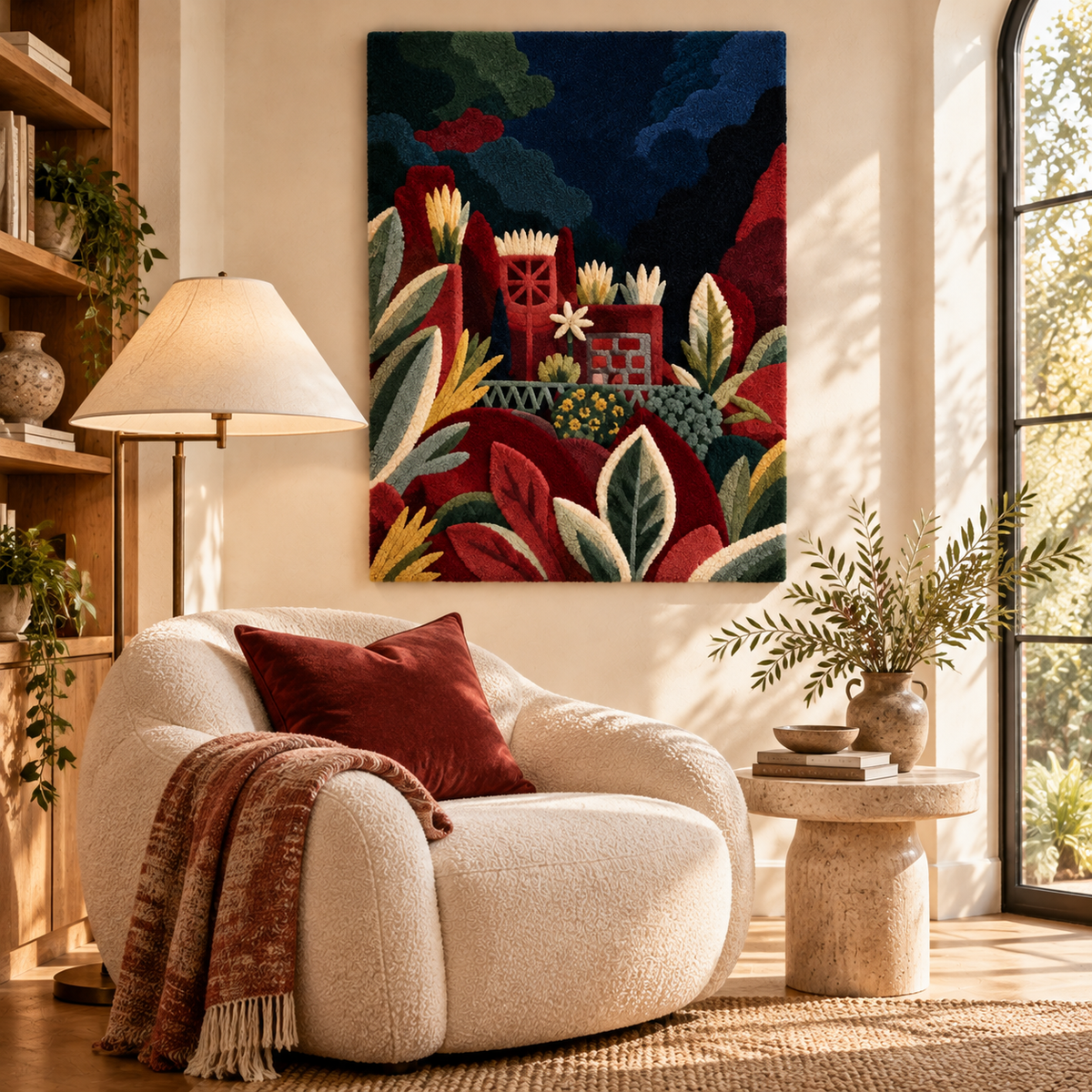 Tropical Twilight by Paul Klee — room setting