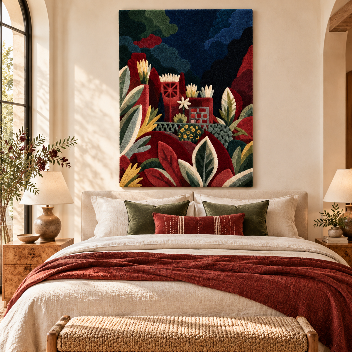 Tropical Twilight by Paul Klee — room setting