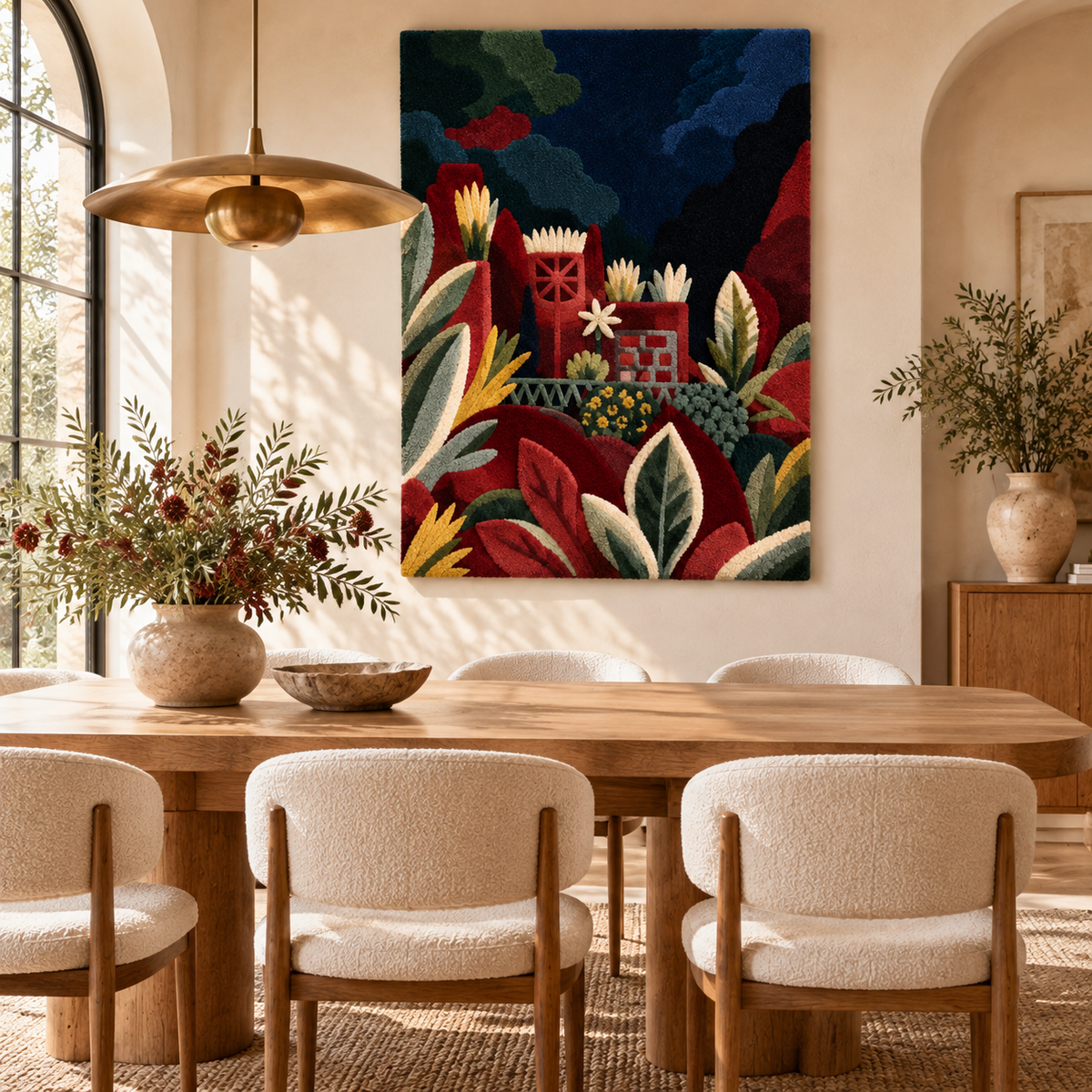 Tropical Twilight by Paul Klee — room setting