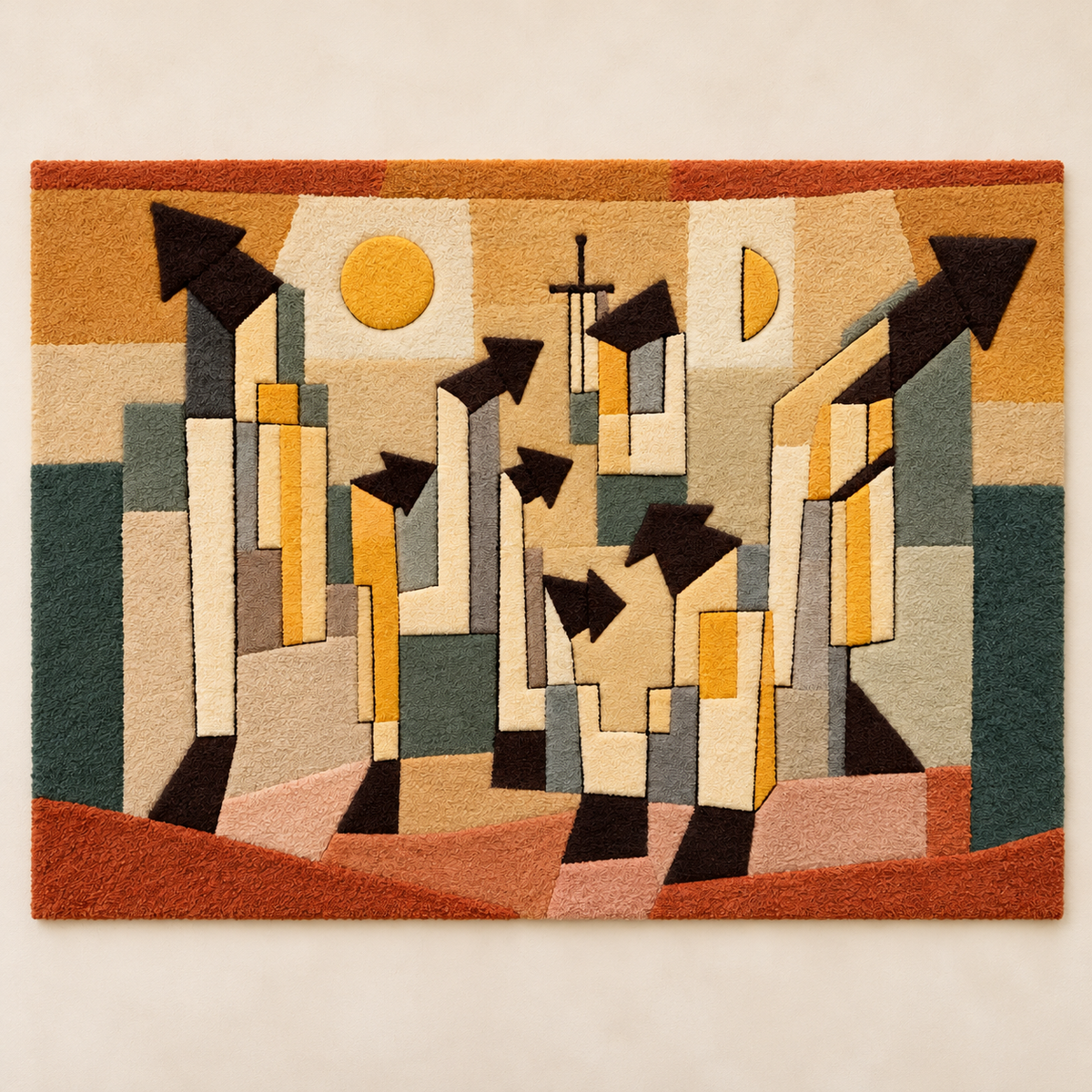 Wall Painting from the Temple of Longing by Paul Klee — front product view [product-light]
