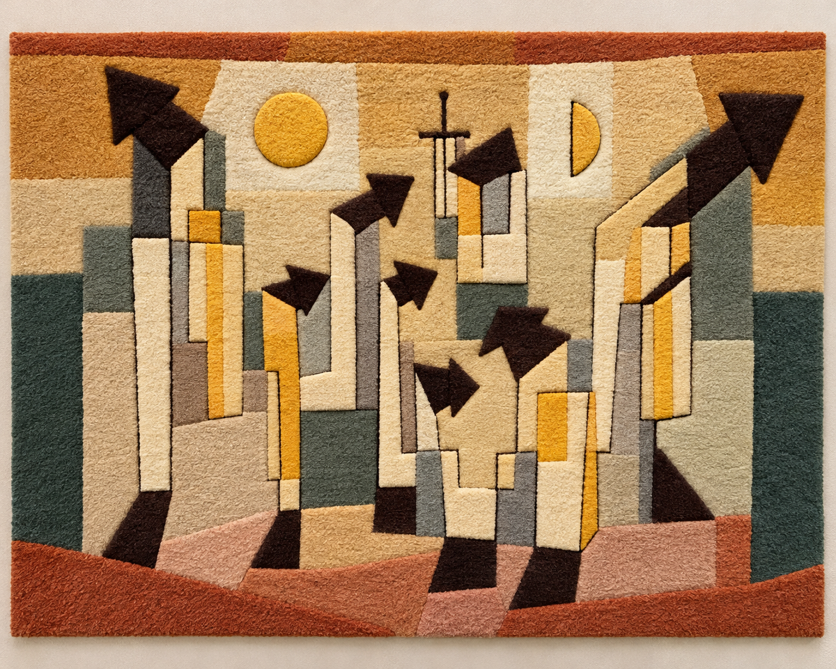 Wall Painting from the Temple of Longing by Paul Klee — additional product view