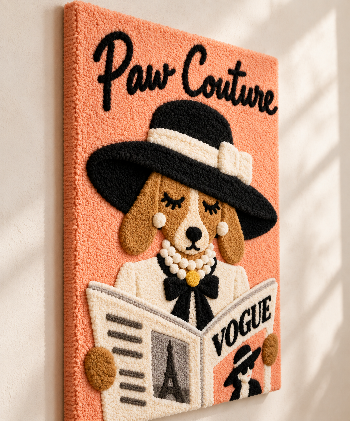 Paw Couture Morning Edition — angled relief view