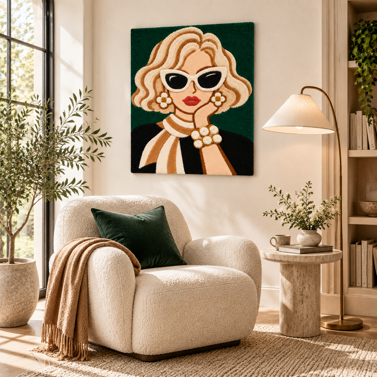 Pearl Hour in Emerald — room setting